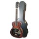 Resonator Fender model PR 180E Aged Cognac Burst with case