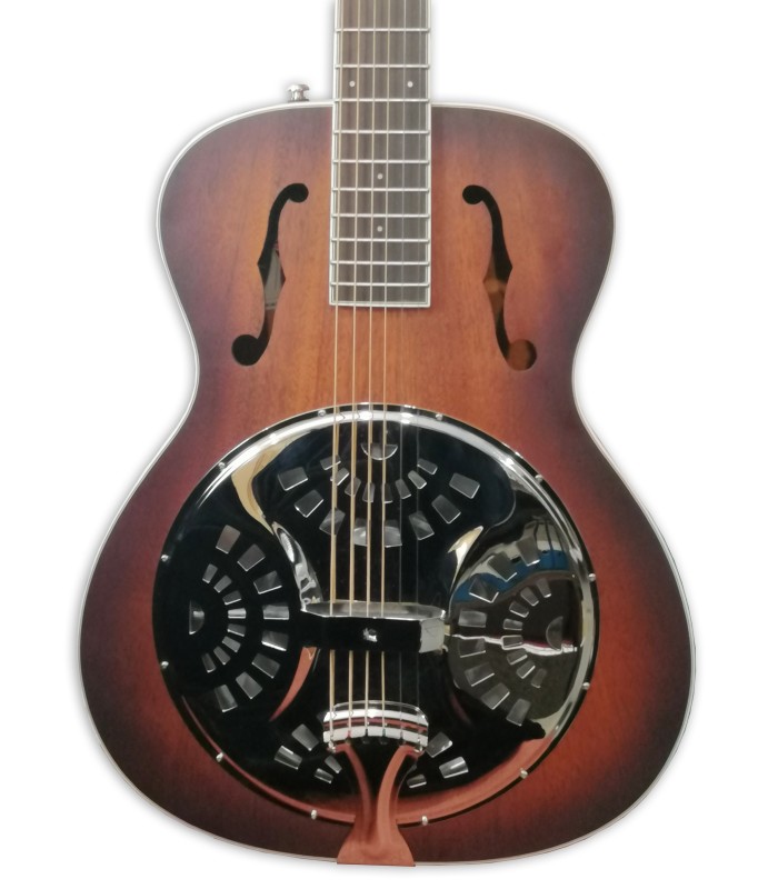 Mahogany top of the resonator Fender model PR 180E