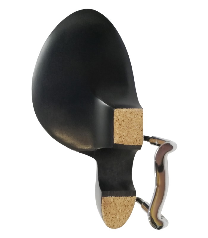 Fitting of the chin rest Artcarmo model A0132 in ebony