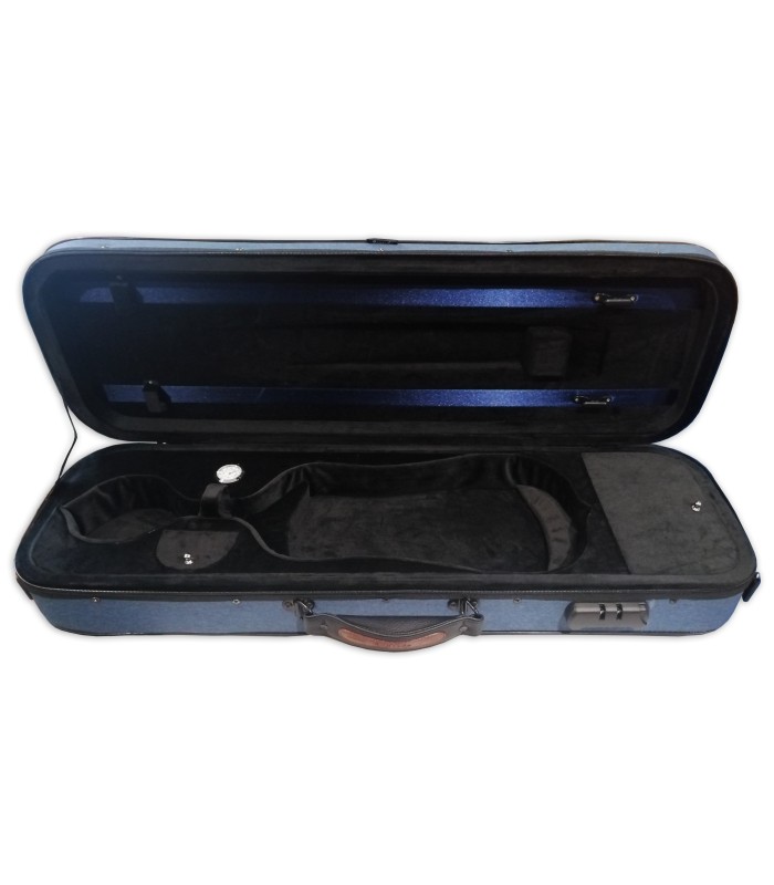 Molded interior of the case Rapsody model City blue