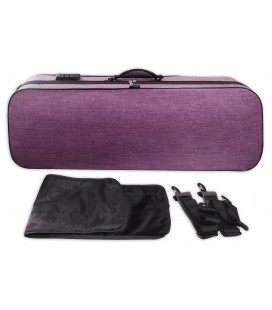 Case Rapsody City Rectangular Violet for 4/4 Violin