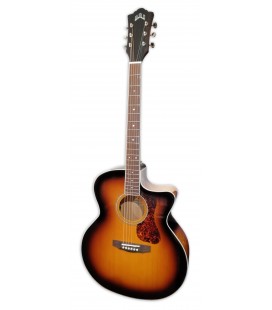Electroacoustic guitar Guild model F 250CE Jumbo Cutaway with Antique Burst finish