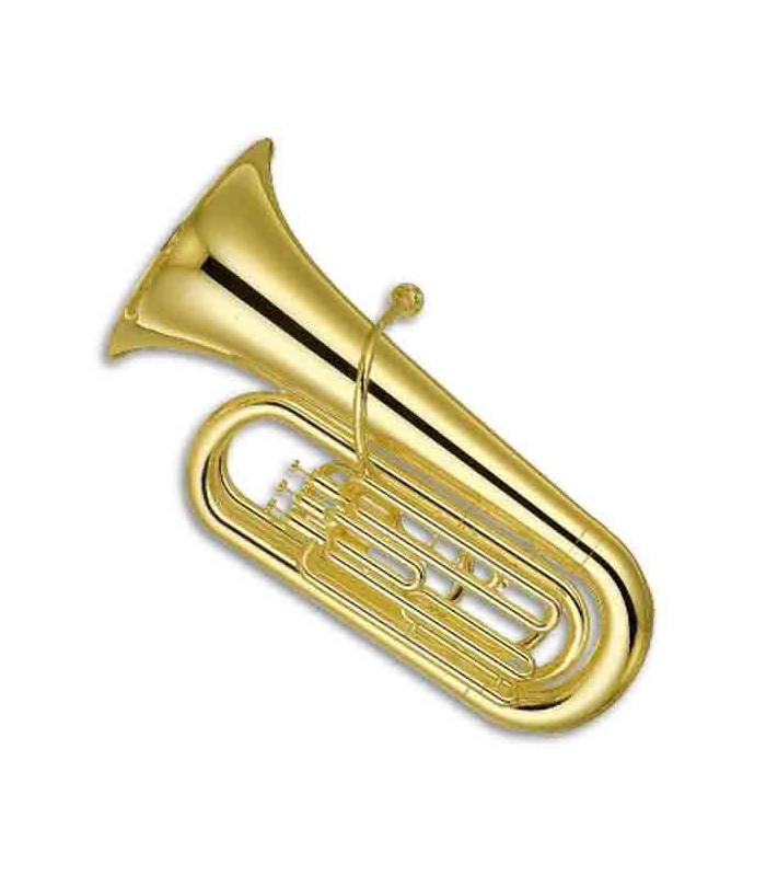 Yamaha Tuba YBB 105 Standard Dourada Bb 3 Pistons with Case