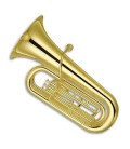 Yamaha Tuba YBB 105 Standard Dourada Bb 3 Pistons with Case