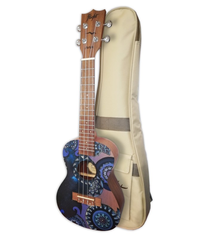 Concert ukulele Flight model AUC-33 Stardust with bag