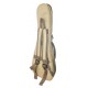 Back of the concert ukulele Flight model AUC-33 Orchid's bag