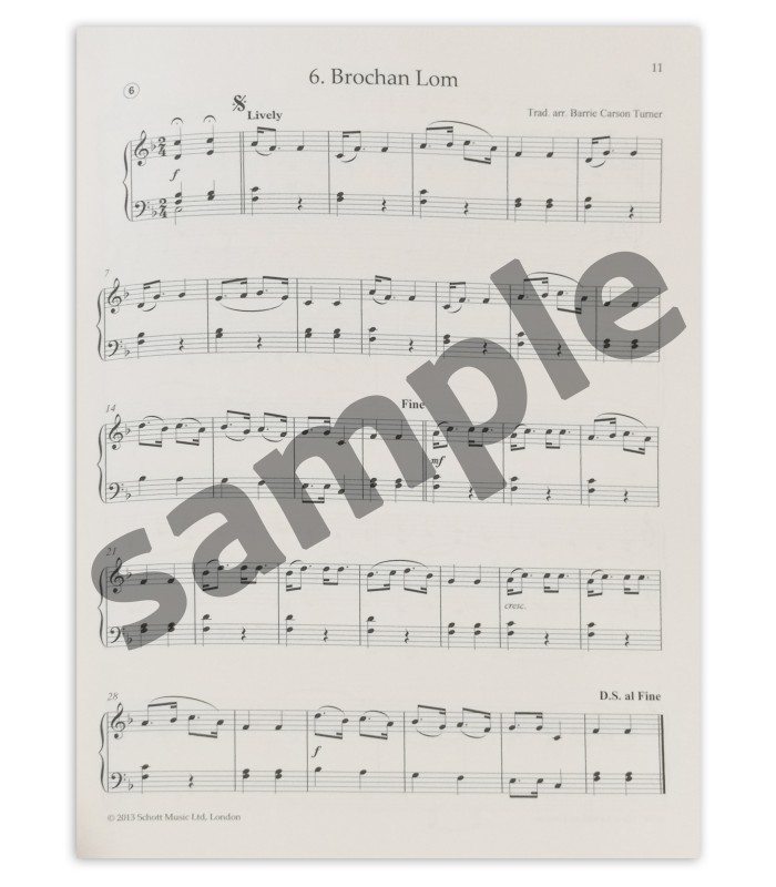 Scottish Folk Tunes for Piano book sample