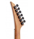 Machine heads of the electric guitar Jackson model JS24 DKAM Dinky in red
