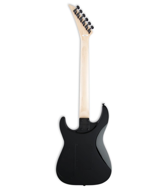 Back of the electric guitar Jackson model JS32Q DKAM Dinky in black