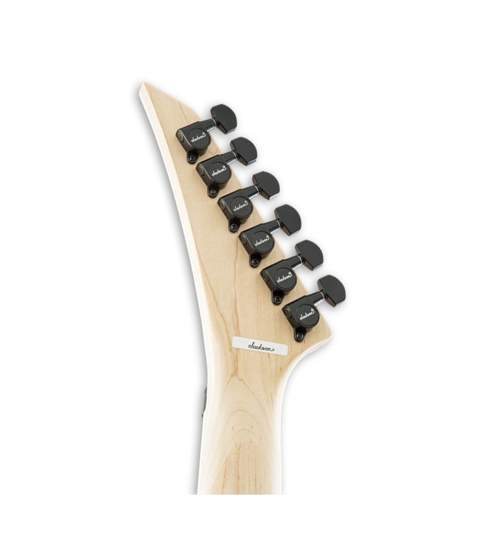Machine heads of the electric guitar Jackson model JS32Q DKAM Dinky in black