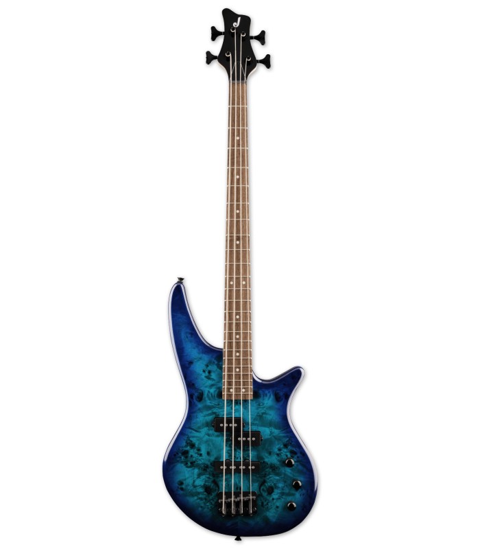 Bass guitar Jackson model JS2P Spectra Bass with blue burst finish