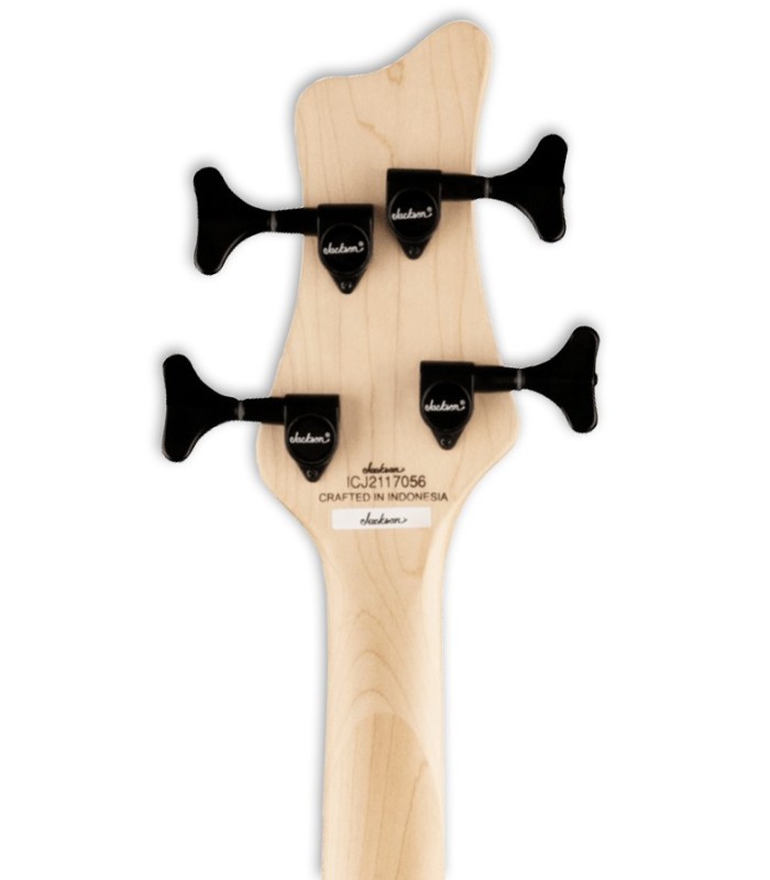 Machine head of the bass guitar Jackson model JS2P Spectra Bass Blue Burst