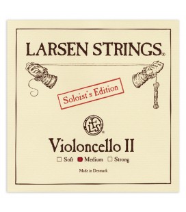 Individual string Larsen model Soloist 2nd D Medium for 4/4 sized cello