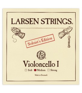 Individual string Larsen model Soloist 1st A Medium for 4/4 sized cello