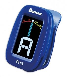 Chromatic tuner Ibanez model PU3 BL Clip Tuner
