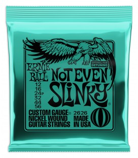 String Set Ernie Ball  2626 Not Even Slinky Nickel Wound 012 a 056 for Electric Guitar