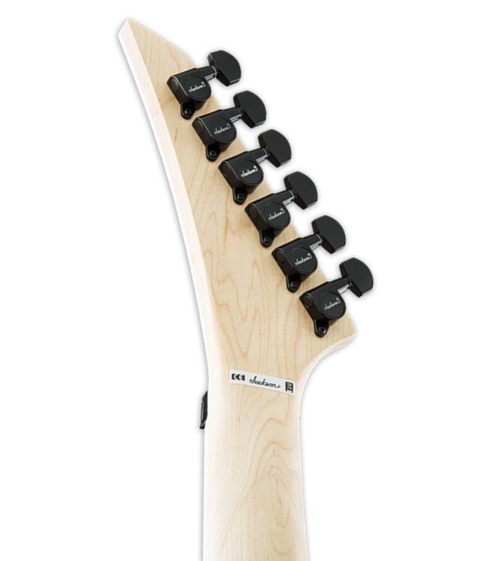 Machine heads of the electric guitar Jackson model JS32Q DKAM Dinky Dark Sunburst