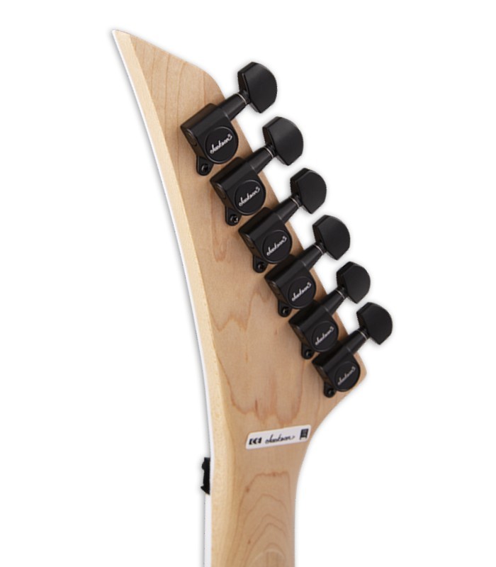 Machine heads of the electric guitar Jackson model JS32Q DKAM Dinky Purple Burst