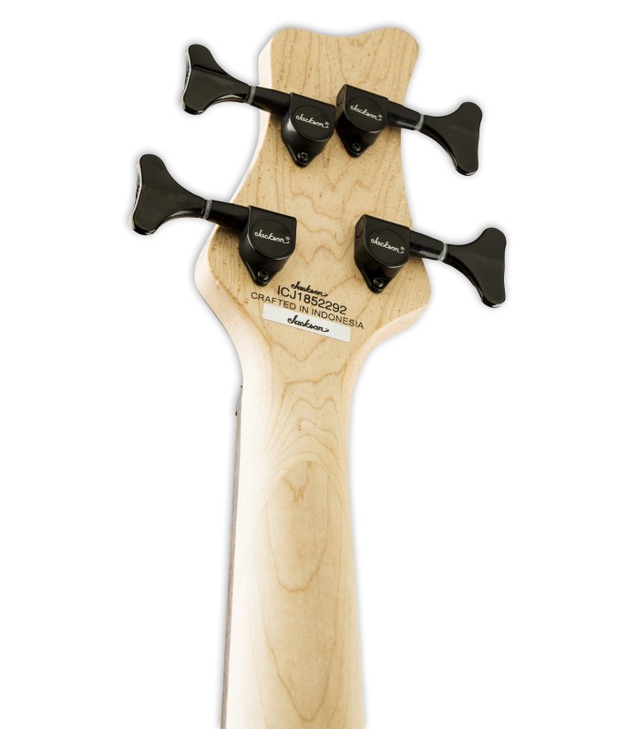 Machine head of the bass guitar Jackson model JS2 Spectra Gloss Black