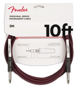 Cable Fender model Original Oxblood with 3 meters length for guitar