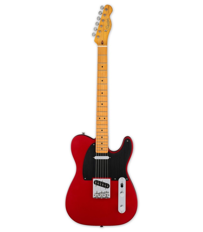 Electric guitar Fender Squier model 40th Anniversary Tele Vintage Edition with Satin Dakota Red finish