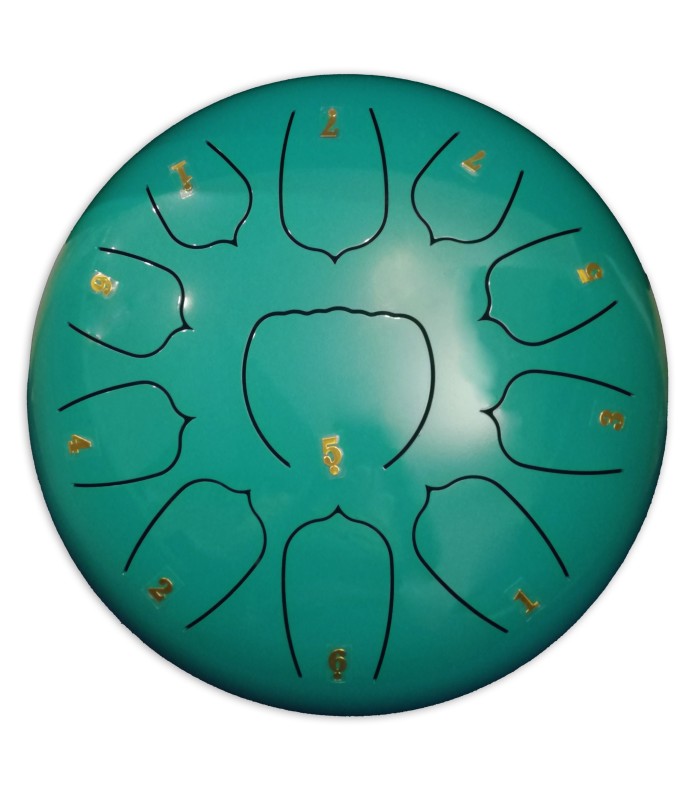 Tongue drum Ortolá model 10 of 25 cm with 11 notes