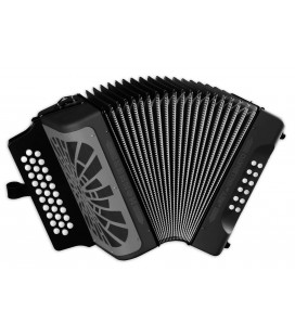 Hohner El Rey del Vallenato Black Concertina Salao Musical Musical Hall