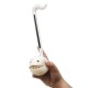 Otamatone model Original white held by a hand