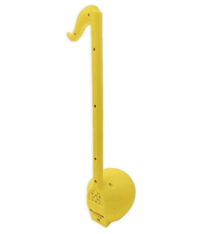 Back of the otamatone model Original yellow