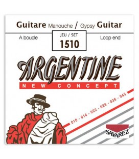 String set Savarez model Argentine 1510 gauges 010-045 with loop