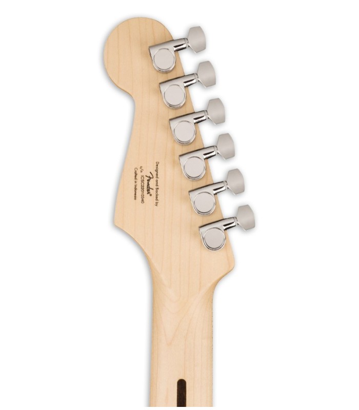 Machine head of the electric guitar Fender Squier model Sonic Strat MN 2TS