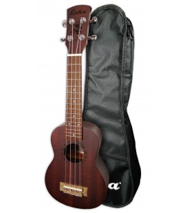 Soprano Ukulele Laka VUS5CH Sapele Chocolate with Bag