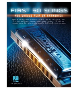 First 50 Songs You Should Play on Harmonica HL book's cover