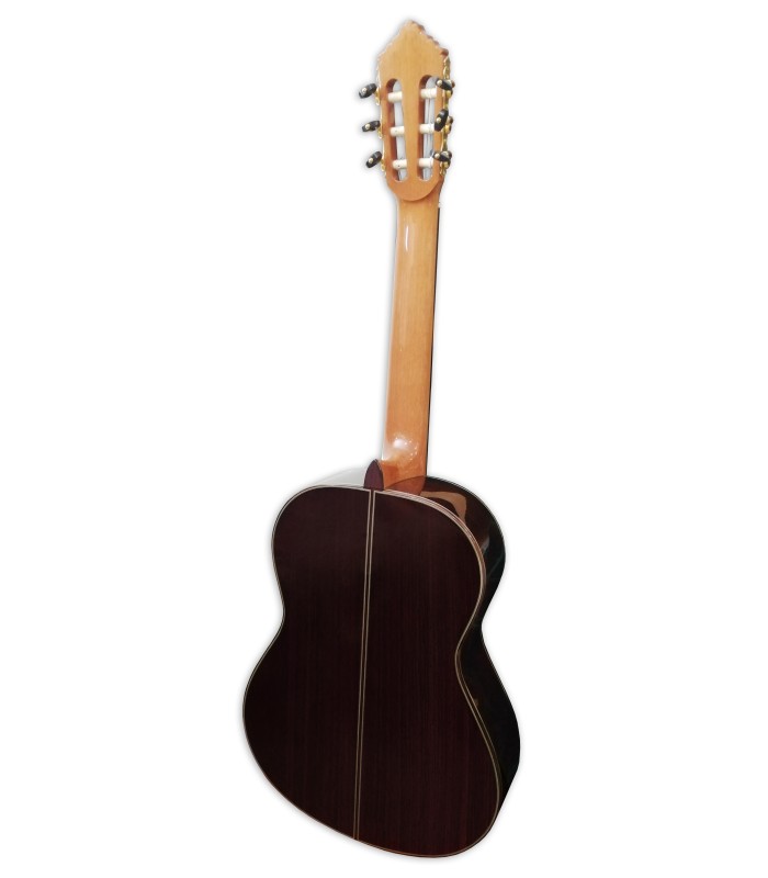 Solid rosewood back and sides of the classical guitar Alhambra model 11P