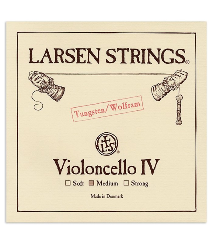Individual string Larsen model Original 4th C medium for 4/4 size cello