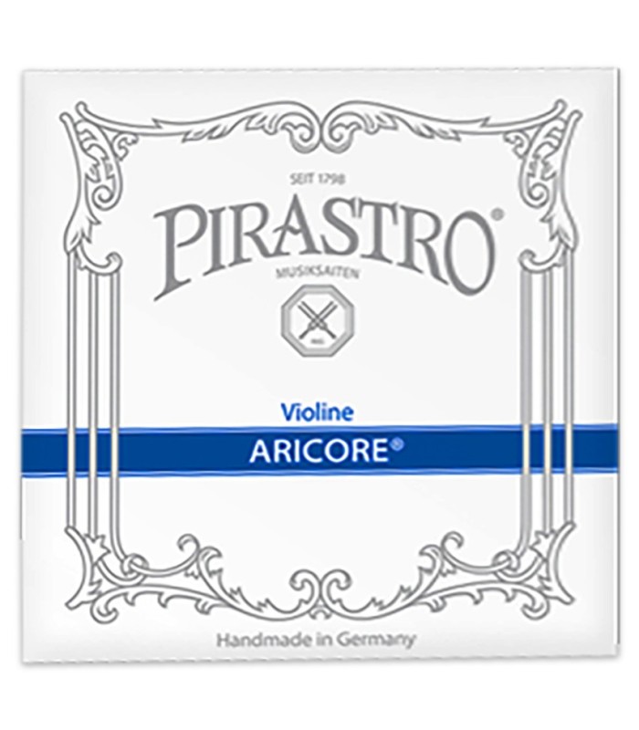 Package of the single string Pirastro model Aricore 416221 A for 4/4 size violin
