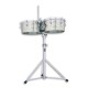 Timbales LP LP257S 14 15 Tito Puente Chrome with Stand