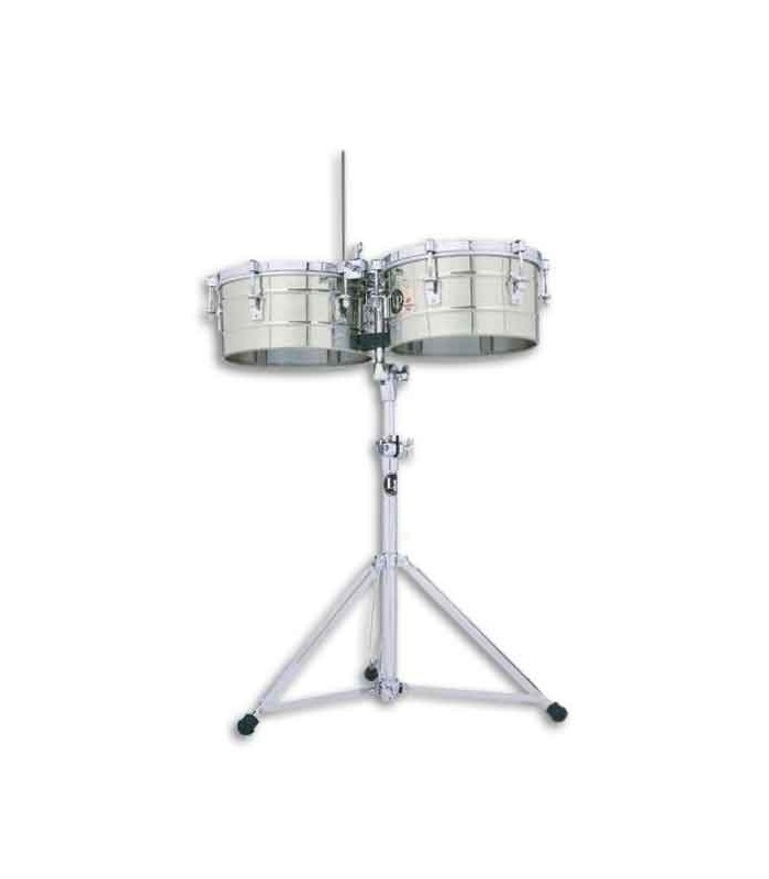 Timbales LP LP257S 14 15 Tito Puente Chrome with Stand