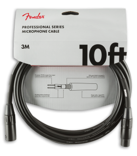 Microphone cable Fender model Professional XLR XLR with 4,5 m of lenght