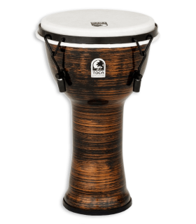 Djembe Toca Percussion model TF2DM-9SC Freestyle II with Spun copper findish and mechanically tuned