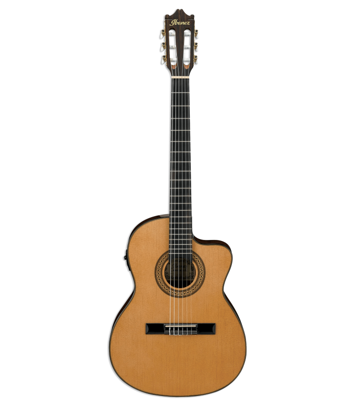 Classical guitar Ibanez model GA5TCE AM with thinline body and preamp