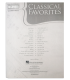 Table of contents of the book Classical Favorites for Recorder
