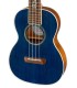 Ovangkol top of the tenor ukulele Fender model Dhani Harrisson SPHR Blue