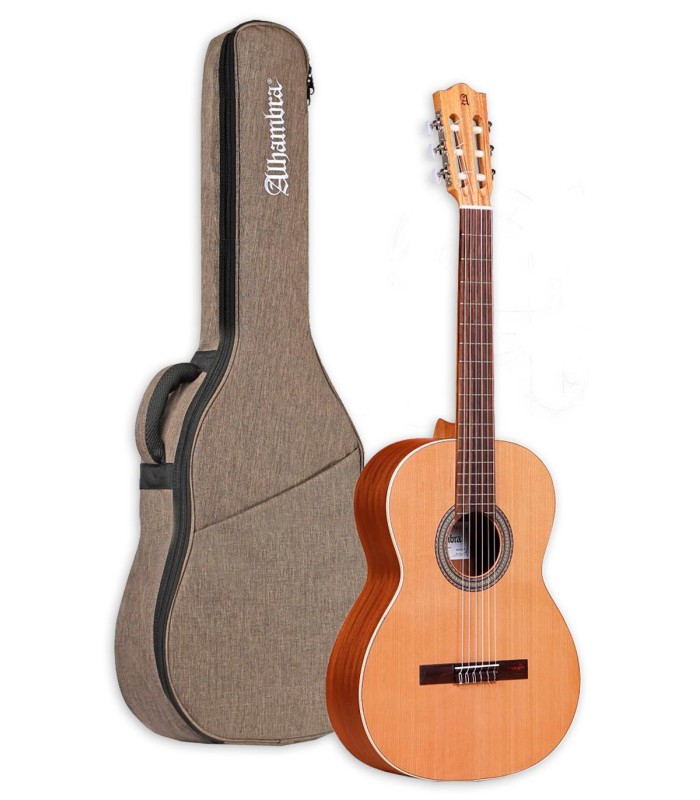 Classical guitar Alhambra model Z-Nature with matte finish and a 10mm padded bag