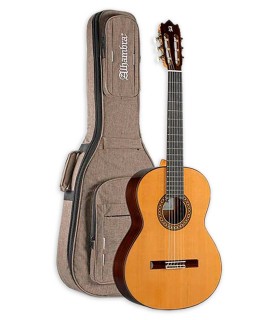 Classical guitar Alhambra 4P with solid cedar top and 25mm padded bag