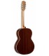 Sapele back and sides of the classical guitar Alhambra model 2C