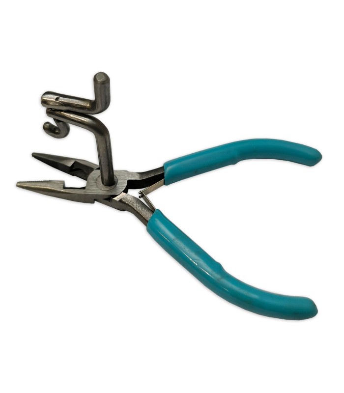 Twister plier Apc to make string loops with blue handles