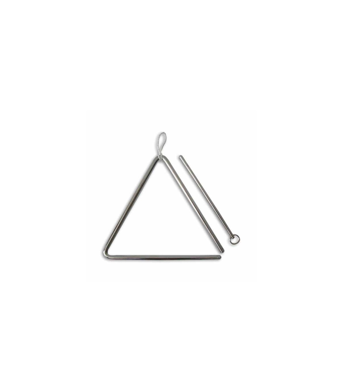 Musical Triangle Steel Percussion Instrument with Beater for
