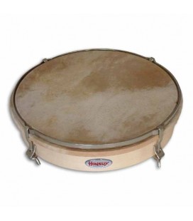 Honsuy Tambourine 43150 25cm 4 Slotted Bolts Natural Skin