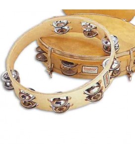 Honsuy Tambourine 40050 25cm 16 Sets Double Jingles Headless